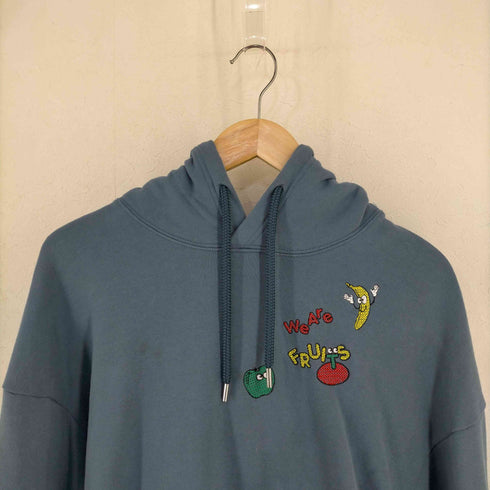 スドーク soduk 22AW we are fruits Hoodie / blue レディース