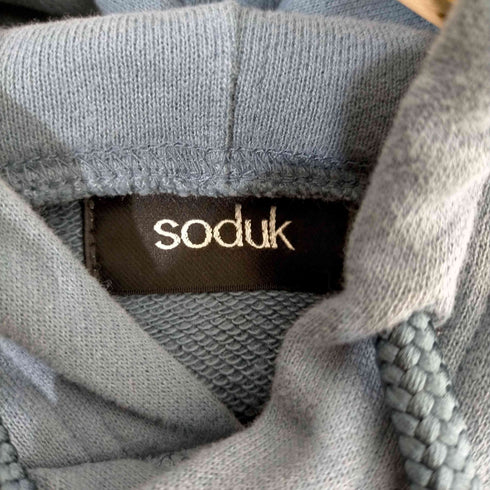 スドーク soduk 22AW we are fruits Hoodie / blue レディース