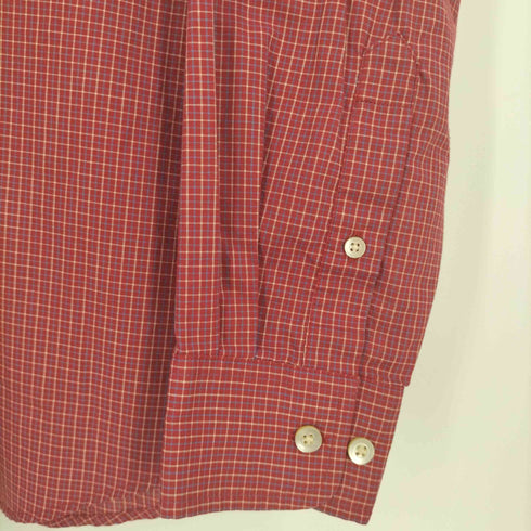 フルギ SADDLEBRED WRINKLE FREE BIG TALL ボタンダウンチェックシャツ メンズ import:L