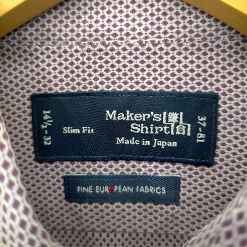 メーカーズシャツカマクラ Makers Shirt 鎌倉 日本製 Slim fit シャツ メンズ 14