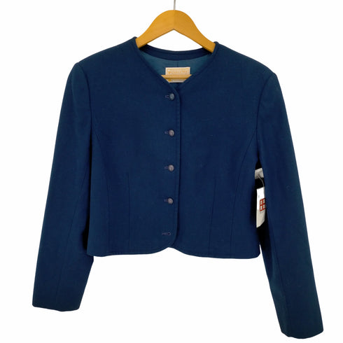 ペンドルトン PENDLETON ノーカラーショートジャケット レディース 12
