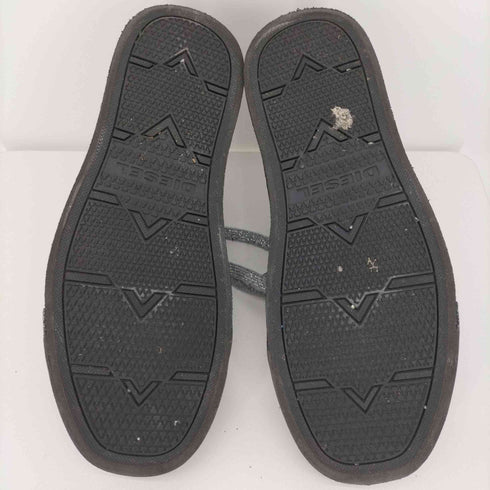 ディーゼル DIESEL BLACK S-FLIP LOW SNEAKERS フリップ ロー ラメ スニーカー レディース JPN:24