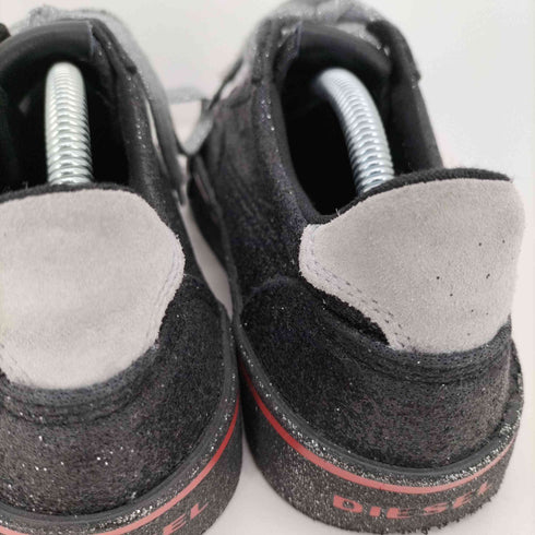 ディーゼル DIESEL BLACK S-FLIP LOW SNEAKERS フリップ ロー ラメ スニーカー レディース JPN:24