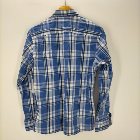 トミーヒルフィガー TOMMY HILFIGER CUSTOM FIT チェック柄 ボタンダウンシャツ メンズ import:L