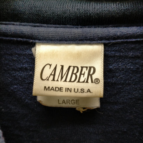 キャンバー CAMBER USA製 L/S モックネックTシャツ メンズ JPN:L