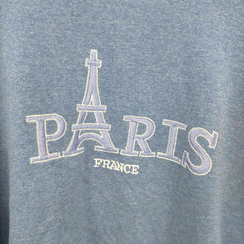 FLAY ENERGY 90S PARIS刺繍 クルーネック スウェット メンズ import:L