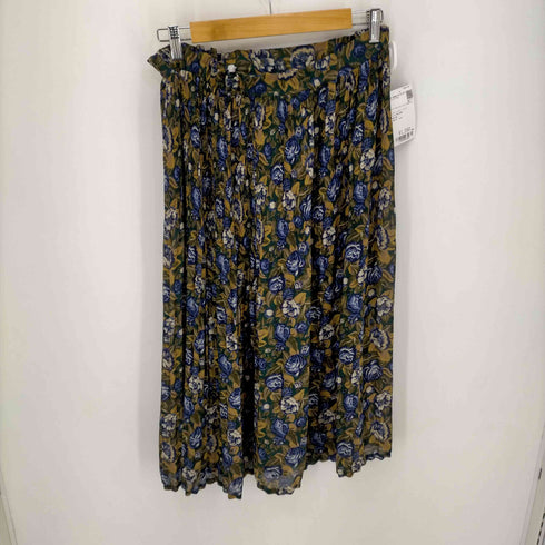 サグハーバープチ SAG HARBOR PETITE シアーフラワープリントプリーツ加工スカート レディース LARGE/GRANDE