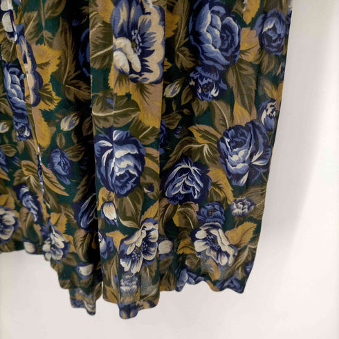 サグハーバープチ SAG HARBOR PETITE シアーフラワープリントプリーツ加工スカート レディース LARGE/GRANDE