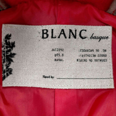 ブランバスク blanc basque ウール ショートダッフルコート レディース JPN:38