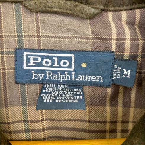 ポロバイラルフローレン Polo by RALPH LAUREN スエードレザー ジップアップブルゾン メンズ JPN:M