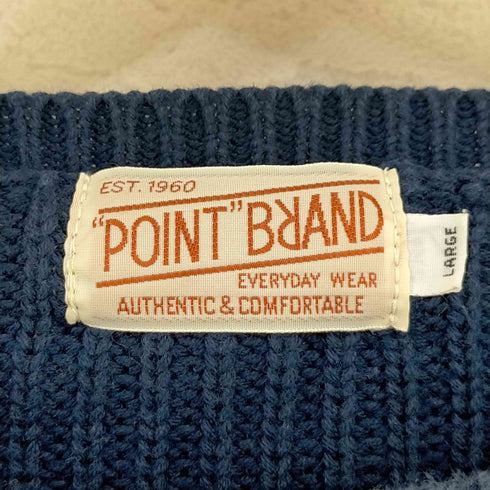 POINT BRAND コットンニット メンズ JPN:L