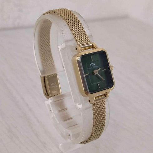 ダニエルウェリントン Daniel Wellington QUADRO MINI EVERGOLD EMERALD レディース