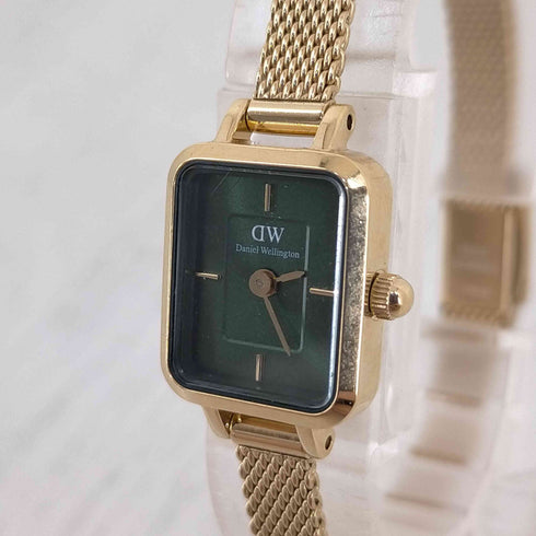 ダニエルウェリントン Daniel Wellington QUADRO MINI EVERGOLD EMERALD レディース