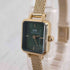 ダニエルウェリントン Daniel Wellington QUADRO MINI EVERGOLD EMERALD レディース