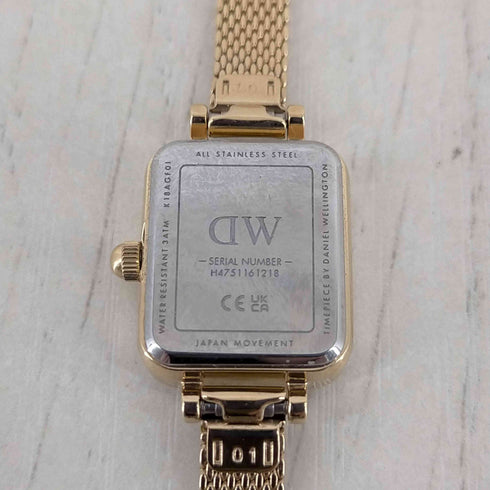 ダニエルウェリントン Daniel Wellington QUADRO MINI EVERGOLD EMERALD レディース