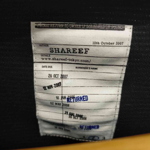 シャリーフ SHAREEF RIPPLE BELT S/S BIG-T メンズ JPN:2
