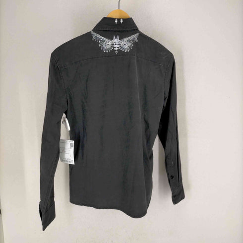 ジバンシィ GIVENCHY 12AW リカルドティッシ期 ペイント加工 ロングスリーブシャツ メンズ import:M
