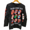 フルギ rock yeah バンド ロゴ 4面プリント 長袖Tシャツ メンズ