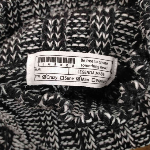 レジェンダ LEGENDA Low gauge Mix Knit メンズ FREE
