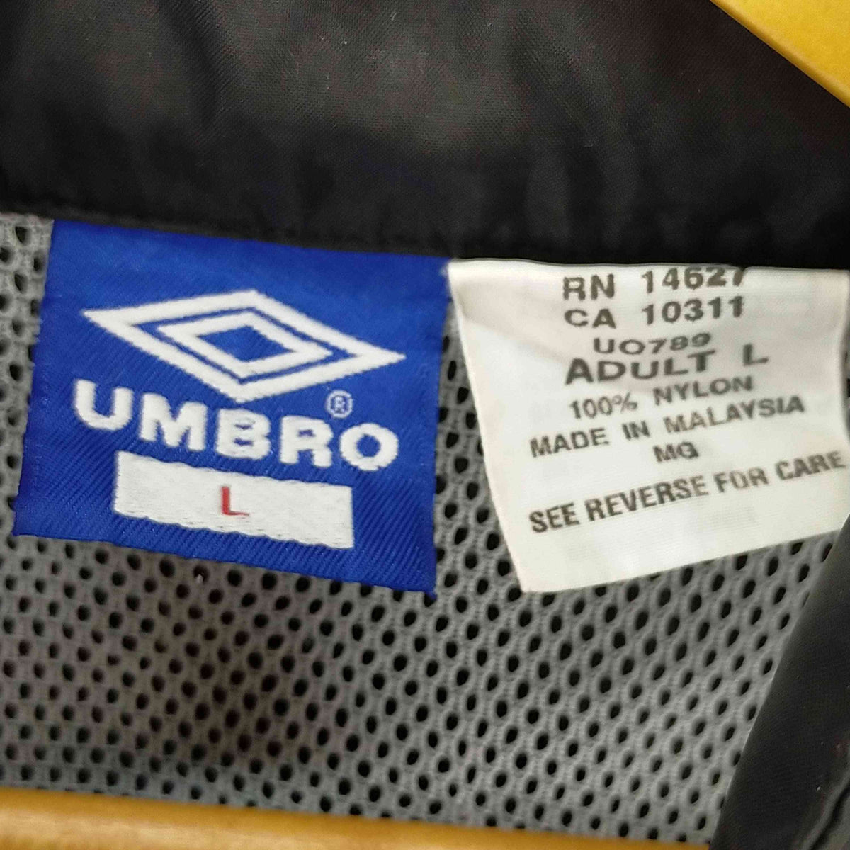 アンブロ UMBRO 90S フルジップナイロンジャケット メンズ JPN：L