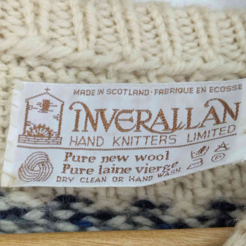 インバーアラン INVERALLAN 茶タグ フィッシャーマンセーター メンズ