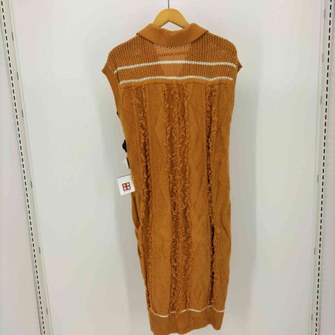 グレースコンチネンタル GRACE CONTINENTAL 23AW フリンジニットワンピース レディース FR:36
