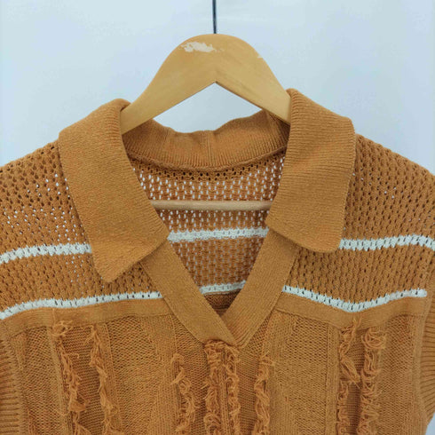 グレースコンチネンタル GRACE CONTINENTAL 23AW フリンジニットワンピース レディース FR:36