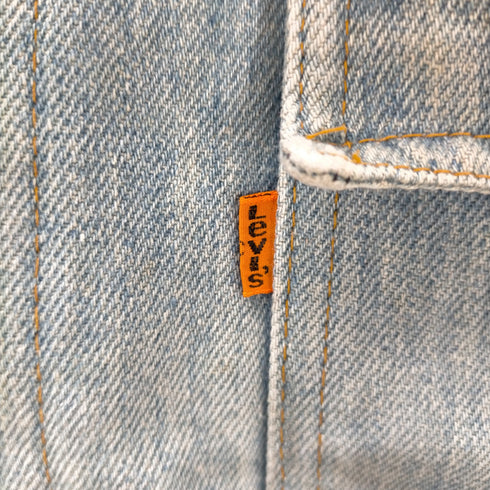 リーバイス Levis オレンジタブ 三角タグ デニムボアベスト メンズ