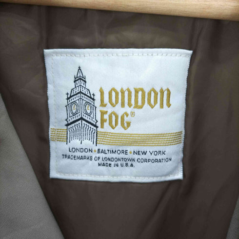 ロンドンフォグ LONDON FOG 70S USA製 ライナー付き ステンカラーコート IDELジップ メンズ 44REG