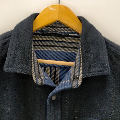 アウターノウン OUTERKNOWN オーガニックコットン スナップボタンシャツジャケット メンズ S