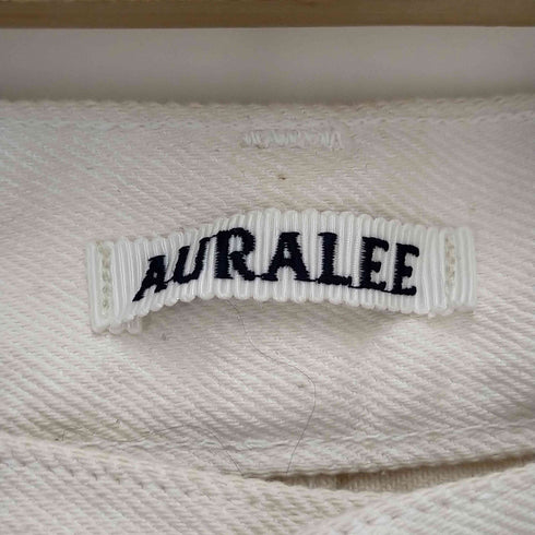 オーラリー AURALEE 20SS HARD TWIST DENIM 5P PANTS #WHITE×IVORY レディース 27
