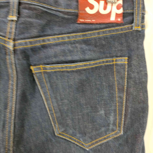 シュプリーム Supreme USA製 Rigid Slim Jeans ボタンフライデニムパンツ メンズ 30