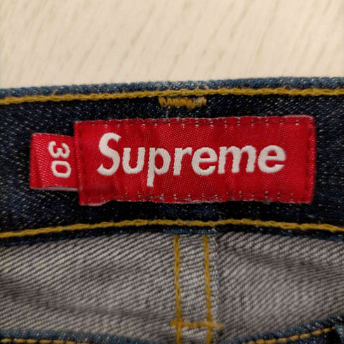 シュプリーム Supreme USA製 Rigid Slim Jeans ボタンフライデニムパンツ メンズ 30