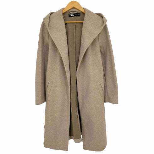 ザラ ZARA フーデットガウンコート レディース import:S