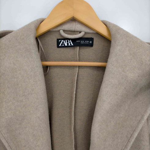 ザラ ZARA フーデットガウンコート レディース import:S