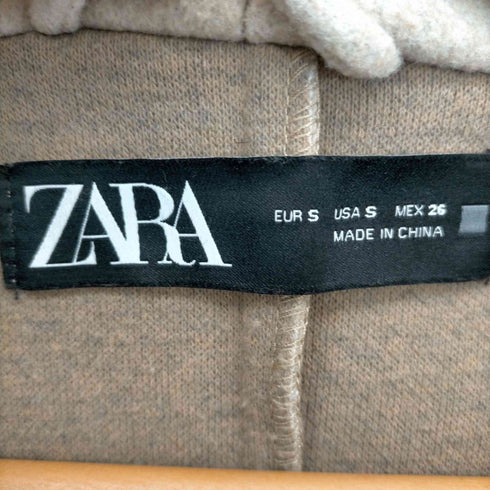 ザラ ZARA フーデットガウンコート レディース import:S
