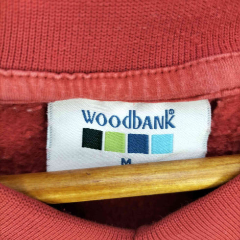 woodbank ワンポイント刺繍 Vネックスウェット メンズ import:M