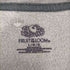 フルーツオブザルーム FRUIT OF THE LOOM フロントメッセージ ラメプリントスウェット メンズ import:L