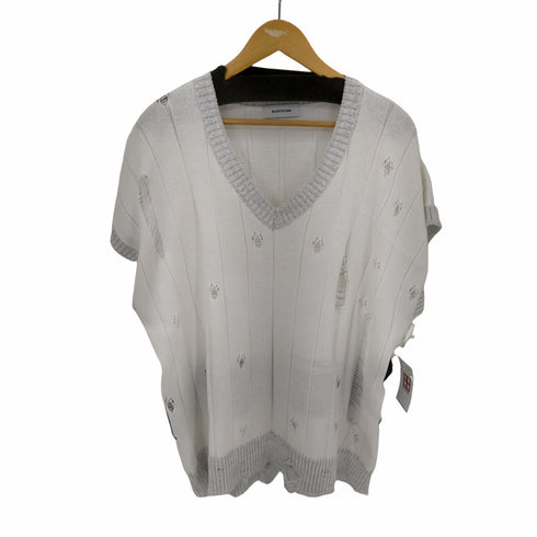 ボディソング bodysong. 23SS BUBBLEGUM DAMAGE KNIT VEST メンズ