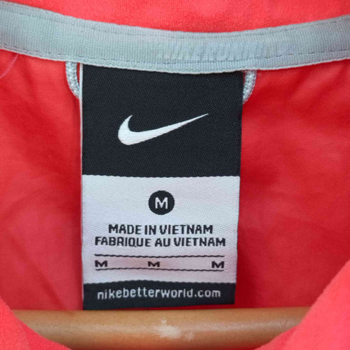 ナイキ NIKE プリントロゴ スイッチングカラー フーデッドジャケット レディース import:M
