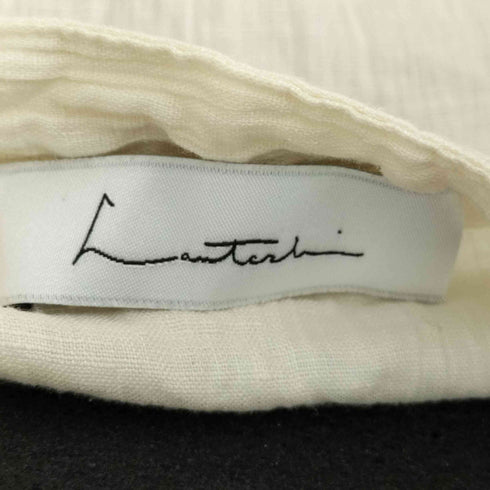 ラウタシー Lautashi 18SS Vネック 袖ジップ リネンワンピース + 異素材レザースカート レディース