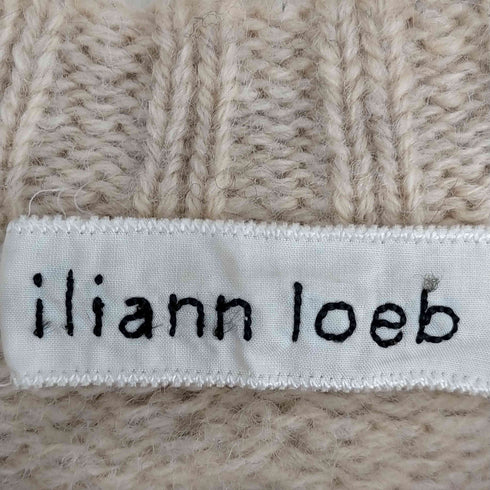 イリアンローヴ iliann loeb ケーブルVネックニット レディース