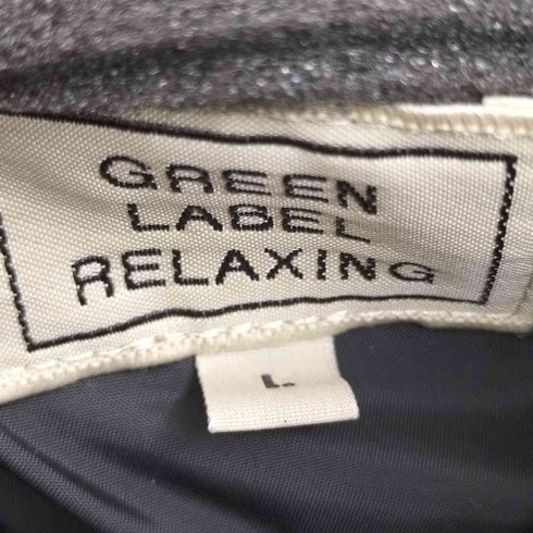 グリーンレーベルリラクシング GREEN LABEL RELAXING ツイード ダウンベスト メンズ JPN:L