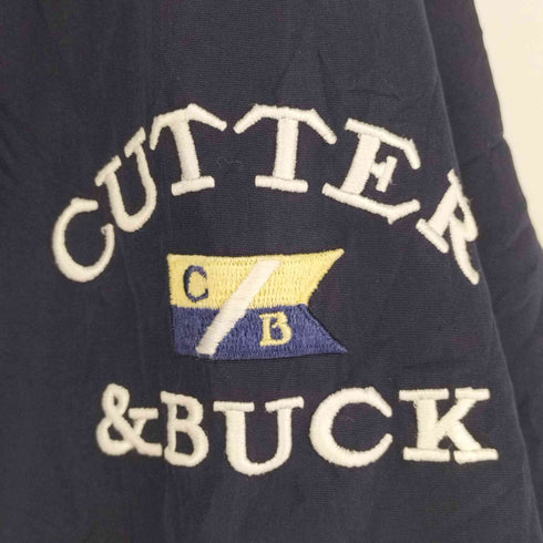 カッターアンドバック CUTTER & BUCK 刺繍ロゴ ナイロンプルオーバー メンズ XL
