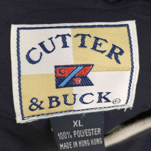 カッターアンドバック CUTTER & BUCK 刺繍ロゴ ナイロンプルオーバー メンズ XL