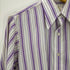 ケントコレクションバイアロー Kent Collection by Arrow 70S USA製 ストライプ デカ襟 長袖シャツ メンズ import:M