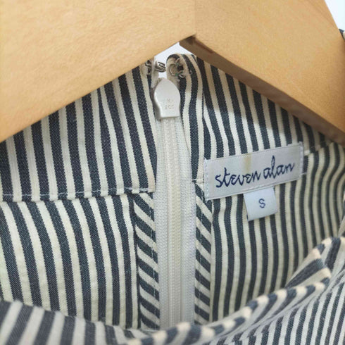スティーブンアラン Steven Alan ハイネック ウエスト ストライプ ワンピース レディース import:S