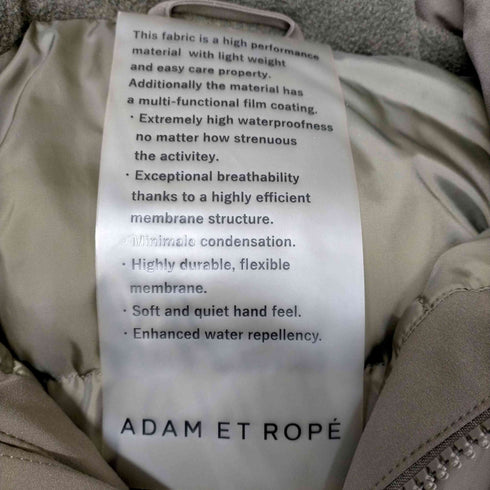 アダムエロペ Adam et Rope 22AW ALLIED ショートダウンジャケット メンズ M