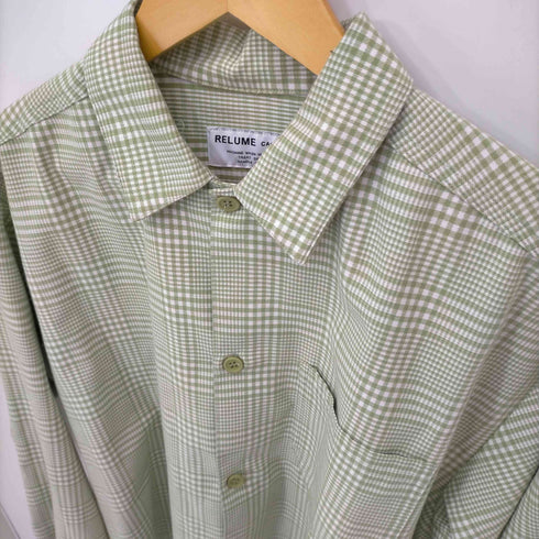 ジャーナルスタンダードレリューム JOURNAL STANDARD relume 20AW ギンガムチェック L/Sシャツ レディース JPN:M