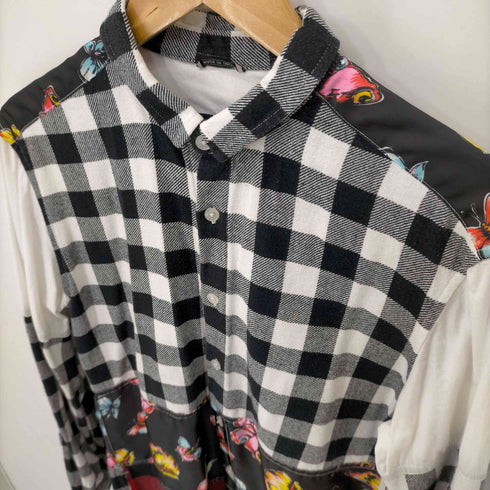 ダニエレアレッサンドリーニ DANIELE ALESSANDRINI MADE IN ITALY 切替ボタンシャツ メンズ